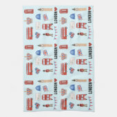 ロンドンテーマキッチンティータオル キッチンタオル (縦)