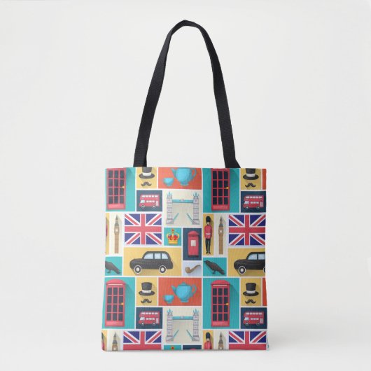 ロンドンテーマ トートバッグ (正面)