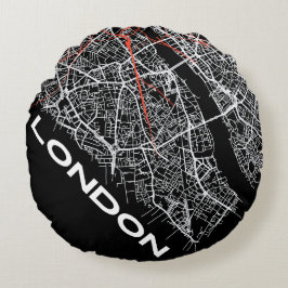 ロンドンデザインピロー ラウンドクッション