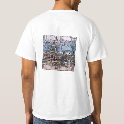 ロンドンデザイン Tシャツ (裏面)