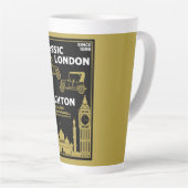 ロンドントゥブライトン退役軍人走車 カフェラテマグ (右アングル)