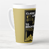 ロンドントゥブライトン退役軍人走車 カフェラテマグ (左アングル)