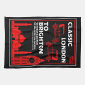 ロンドントゥブライトン退役軍人走車 キッチンタオル (横)