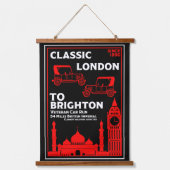 ロンドントゥブライトン退役軍人走車 吊り下げ型タペストリー (正面2)