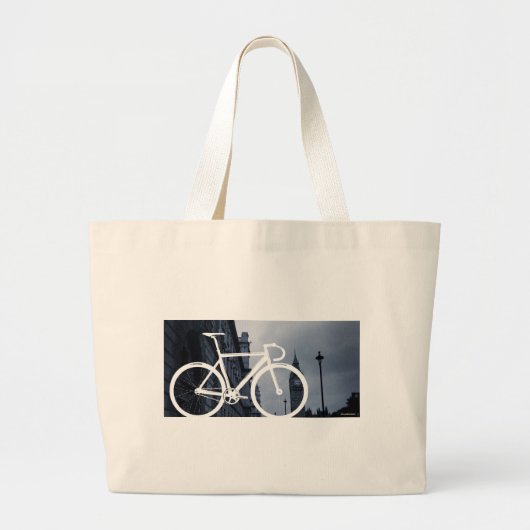 ロンドントラック自転車 ラージトートバッグ (正面)
