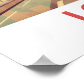 ロンドントラベルプリントウォールアート ポスター (角)