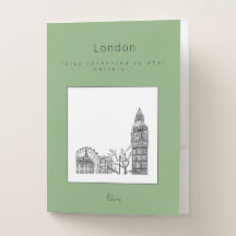 ロンドントーンスケッチポケットフォルダー