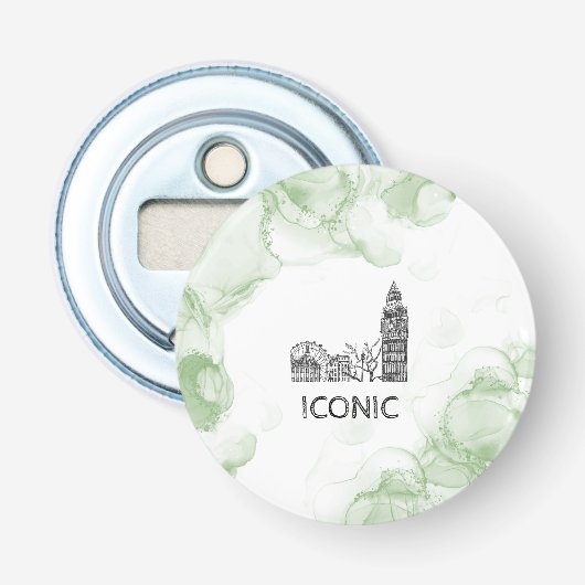 ロンドントーン水色 栓抜き (正面)