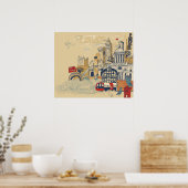 ロンドンドードルシーン ポスター (キッチン)