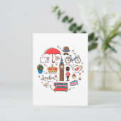 ロンドンドードルズ ポストカード (スタンド正面)