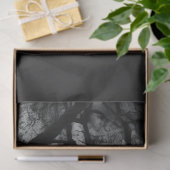 ロンドンナイトショット通り白黒デクページ 薄葉紙 (ギフト)