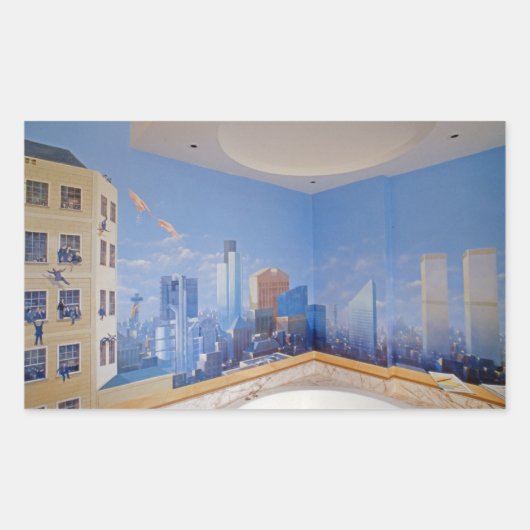 ロンドンニューヨーククラッシュ 長方形シール (正面)