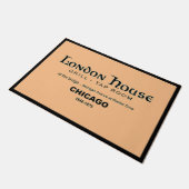 ロンドンハウスレストランクラブ，シカゴ， IL ドアマット (アングル)