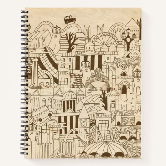 ロンドンハンドオンオールド紙 ノートブック (正面)