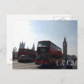 ロンドンバスはがき ポストカード (正面/裏面)
