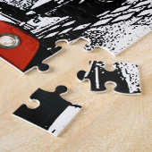 ロンドンバススポットカラー ジグソーパズル (側面)