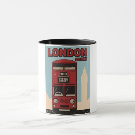 ロンドンバスツアー マグカップ (中央)