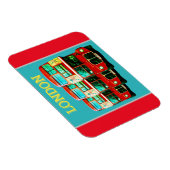 ロンドンバス冷蔵庫用マグネット マグネット (右側)