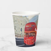 ロンドンバス紙カップ 紙コップ (裏面)