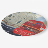 ロンドンバス紙プレート ペーパープレート (アングル)