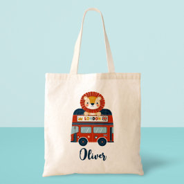 ロンドンバス&かわいいライオンCUB トートバッグ