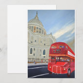 ロンドンバス ご招待 招待状 (正面/裏面)