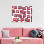 ロンドンバス キャンバスプリント (インサイチュ (リビング))