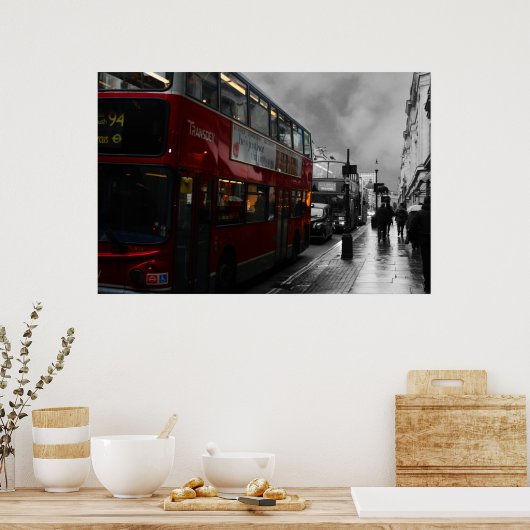 ロンドンバス ポスター (キッチン)