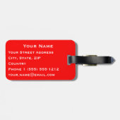 ロンドンバス ラゲッジタグ (裏面横)