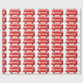 ロンドンバス ラッピングペーパー (フラット)