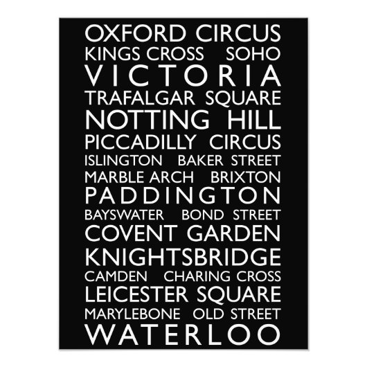 ロンドンバ転がス（バスブラインド） フォトプリント            (正面)