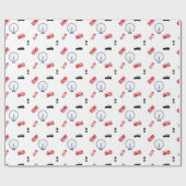 ロンドンパターン ラッピングペーパー (フラット)