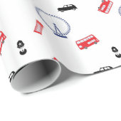 ロンドンパターン ラッピングペーパー (ロールコーナー)