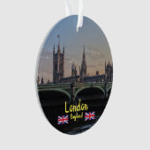 ロンドンパノラマクリスマス装飾品 オーナメント (正面)