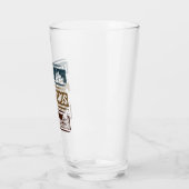 ロンドンパリローマ タンブラーグラス (左)