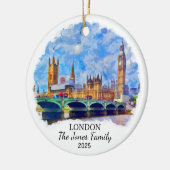 ロンドンパーソナライズされたオーナメント(イングランド) セラミックオーナメント (左)