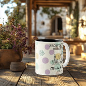 ロンドンパーソナライズされたストーリーラインアートランドマーク ツートーンマグカップ