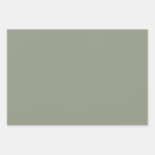 ロンドンヒルサイドグリーンダークマサラブラウンストライプズ ラッピングペーパーシート (正面2)