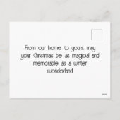 ロンドンビクトリアン冬季クリスマス シーズンポストカード (裏面)