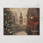 ロンドンビクトリアン冬季クリスマス シーズンポストカード (正面)