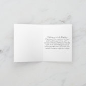 ロンドンビッグベンダブルデッカーバスメリークリスマス カード (内部)