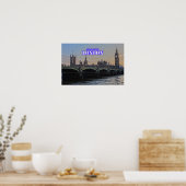 ロンドンビッグベン統一された王国 ポスター (キッチン)