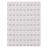 ロンドンビッグベン英国フラグイングランドアイコン長方形 テーブルクロス (正面)