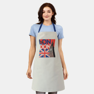 ロンドンビッグベン  イギリス エプロン