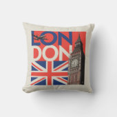 ロンドンビッグベン |イギリス クッション (正面)
