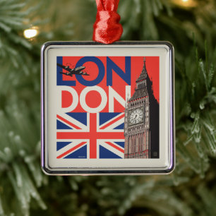 ロンドンビッグベン イギリス メタルオーナメント