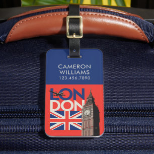 ロンドンビッグベン  イギリス ラゲッジタグ