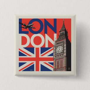 ロンドンビッグベン イギリス 缶バッジ