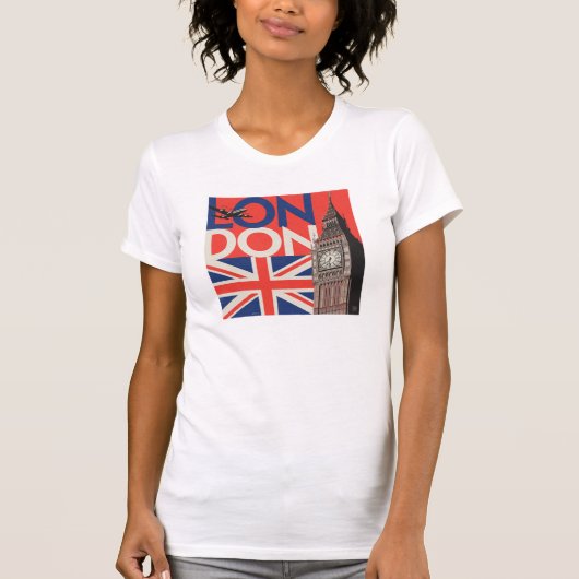 ロンドンビッグベン |イギリス Tシャツ (正面)