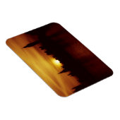 ロンドンビッグベン – エリザベスタワー – サンセットマグネット マグネット (右側)